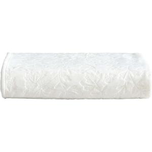 imageEddie Bauer  Throw Blanket Embossed Ultra Soft Plush Bedding Luxurious Bedding Set OekoTex Certified Geese Green 50quot x 70quotWoodblock Floral White
