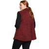 imageEddie Bauer Womens Fireside Plush VestDusty Red