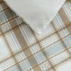 imageEddie Bauer  Twin Bedding Comforter Sets Naturally Soft ampamp Smooth Cotton Bedding wMatching Pillowcase Reversible 2 Piece Bed Sets Harrison BrownAshland Plaid Brown