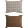 imageEddie Bauer  Twin Bedding Comforter Sets Naturally Soft ampamp Smooth Cotton Bedding wMatching Pillowcase Reversible 2 Piece Bed Sets Harrison BrownHarrison Brown