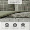 imageEddie Bauer  Twin Comforter Set Naturally Soft Cotton Flannel Bedding wMatching Pillowcase Medium Weight for Year Round Use 2 Piece Bed Sets Alpine Plaid GreenAlpine Plaid Green