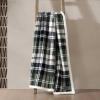 imageEddie Bauer  Blanket Super Soft ampamp Reversible Sherpa Fleece Throw Blanket Oversized Bedding for Couch or Bed Trailhead Plaid Green 50quot x 60quot