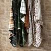 imageEddie Bauer  Blanket UltraSoft Reversible Throw Blanket for Couch or Bed Plush ampamp Oversized Bedding Griffin Plaid Solid Beige 60quot x 70quotFlying Fish Trailhead Plaid Green
