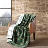 imageEddie Bauer  Blanket UltraSoft Reversible Throw Blanket for Couch or Bed Plush ampamp Oversized Bedding Griffin Plaid Solid Beige 60quot x 70quotGeese Plaid Solid Beige