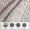 imageEddie Bauer  Heated Blanket UltraSoft Rib Plush Throw Blanket wSolid Sherpa Reverse Knitted Bedding for Couch or Bed w 4 Heat Settings ampamp Auto ShutOff Lookout Mountain Green 50quot x 70quotLookout Mountain Brown