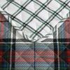 imageEddie Bauer  Twin Quilt Set Cotton Flannel Bedding with Matching Sham Rounded Corners Diamond Corner Stitch Dorm Essentials Mountain Moose GreyHoliday Plaid Flannel Red
