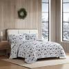 imageEddie Bauer  Twin Quilt Set Cotton Flannel Bedding with Matching Sham Rounded Corners Diamond Corner Stitch Dorm Essentials Mountain Moose GreyMountain Moose Grey