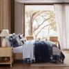 imageEddie Bauer  Twin Quilt Set Naturally Soft Cotton Bedding wa Lightweight Feel for AllYear Comfort Reversible wMatching Pillowcase 2 Piece Bed Set Moose PlaidPinstripePatchwork BlueMoose PlaidPinstripePatchwork Blue