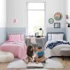 imageEddie Bauer  Twin Quilt Set Naturally Soft Cotton Bedding wa Lightweight Feel for AllYear Comfort Reversible wMatching Pillowcase 2 Piece Bed Set Moose PlaidPinstripePatchwork BlueGarden Pink