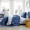 imageEddie Bauer  Twin Quilt Set Naturally Soft Cotton Bedding wa Lightweight Feel for AllYear Comfort Reversible wMatching Pillowcase 2 Piece Bed Set Moose PlaidPinstripePatchwork BlueCamp Camo Navy