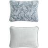 imageEddie Bauer  Twin Quilt Set Naturally Soft Cotton Bedding wa Lightweight Feel for AllYear Comfort Reversible wMatching Pillowcase 2 Piece Bed Set Moose PlaidPinstripePatchwork BlueFern Garden Green