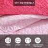 imageEddie Bauer  Twin Quilt Set Naturally Soft Cotton Bedding wa Lightweight Feel for AllYear Comfort Reversible wMatching Pillowcase 2 Piece Bed Set Moose PlaidPinstripePatchwork BlueGarden Pink