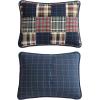 imageEddie Bauer  Twin Quilt Set Naturally Soft Cotton Bedding wa Lightweight Feel for AllYear Comfort Reversible wMatching Pillowcase 2 Piece Bed Set Moose PlaidPinstripePatchwork BlueMadrona Plaid NavyRed