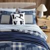 imageEddie Bauer  Twin Quilt Set Naturally Soft Cotton Bedding wa Lightweight Feel for AllYear Comfort Reversible wMatching Pillowcase 2 Piece Bed Set Moose PlaidPinstripePatchwork BlueMoose PlaidPinstripePatchwork Blue
