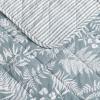 imageEddie Bauer  Twin Quilt Set Naturally Soft Cotton Bedding wa Lightweight Feel for AllYear Comfort Reversible wMatching Pillowcase 2 Piece Bed Set Moose PlaidPinstripePatchwork BlueFern Garden Green