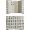 imageEddie Bauer  Twin Quilt Set Naturally Soft Cotton Bedding wa Lightweight Feel for AllYear Comfort Reversible wMatching Pillowcase 2 Piece Bed Set Moose PlaidPinstripePatchwork BlueFairview Sand