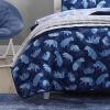 imageEddie Bauer  Twin Quilt Set Naturally Soft Cotton Bedding wa Lightweight Feel for AllYear Comfort Reversible wMatching Pillowcase 2 Piece Bed Set Moose PlaidPinstripePatchwork BlueCamp Camo Navy