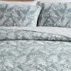 imageEddie Bauer  Twin Quilt Set Naturally Soft Cotton Bedding wa Lightweight Feel for AllYear Comfort Reversible wMatching Pillowcase 2 Piece Bed Set Moose PlaidPinstripePatchwork BlueFern Garden Green