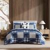 imageEddie Bauer  Twin Quilt Set Naturally Soft Cotton Bedding wa Lightweight Feel for AllYear Comfort Reversible wMatching Pillowcase 2 Piece Bed Set Moose PlaidPinstripePatchwork BlueMoose PlaidPinstripePatchwork Blue