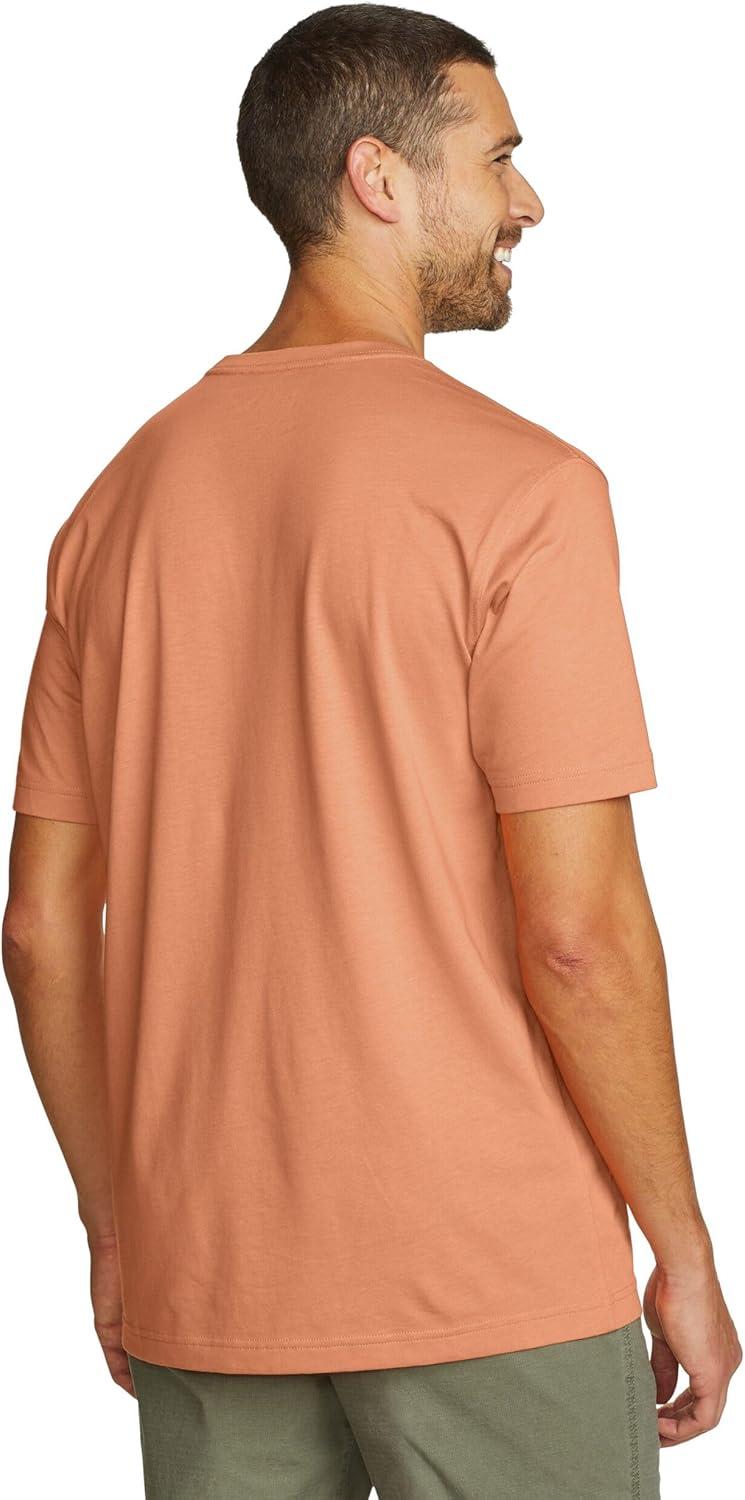 imageEddie Bauer Mens Mt Ss Lw Cotton Classic TeeDusty Apricot