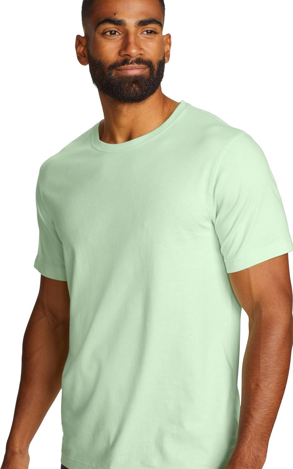 imageEddie Bauer Mens Mt Ss Lw Cotton Classic TeeLight Jade