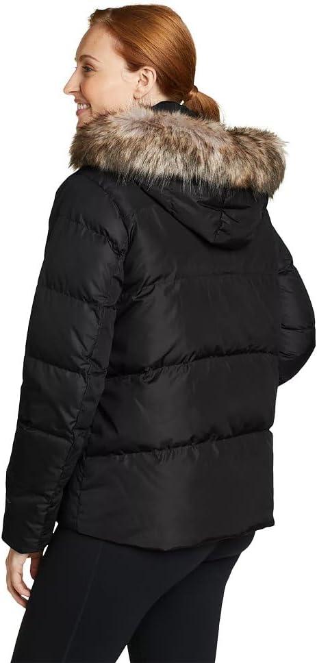 imageEddie Bauer Womens Lodge Cascadian Down HoodieBlack