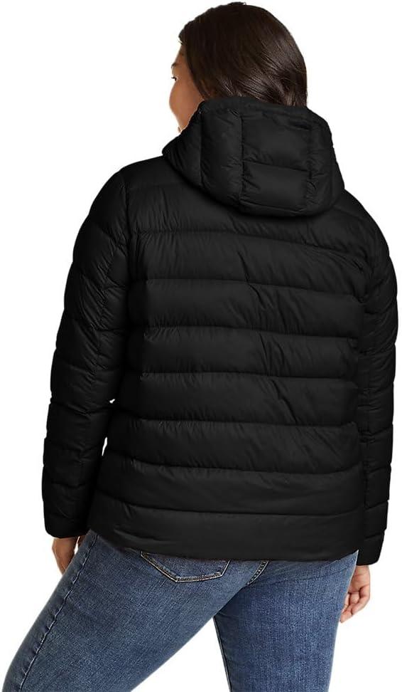 imageEddie Bauer Womens Stratustherm Down HoodiePlusBlack