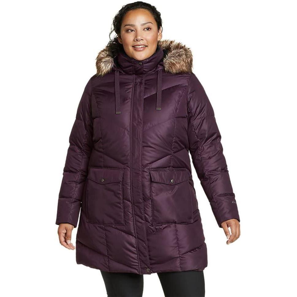 imageEddie Bauer Womens Lodge Cascadian Down ParkaDeep Eggplant