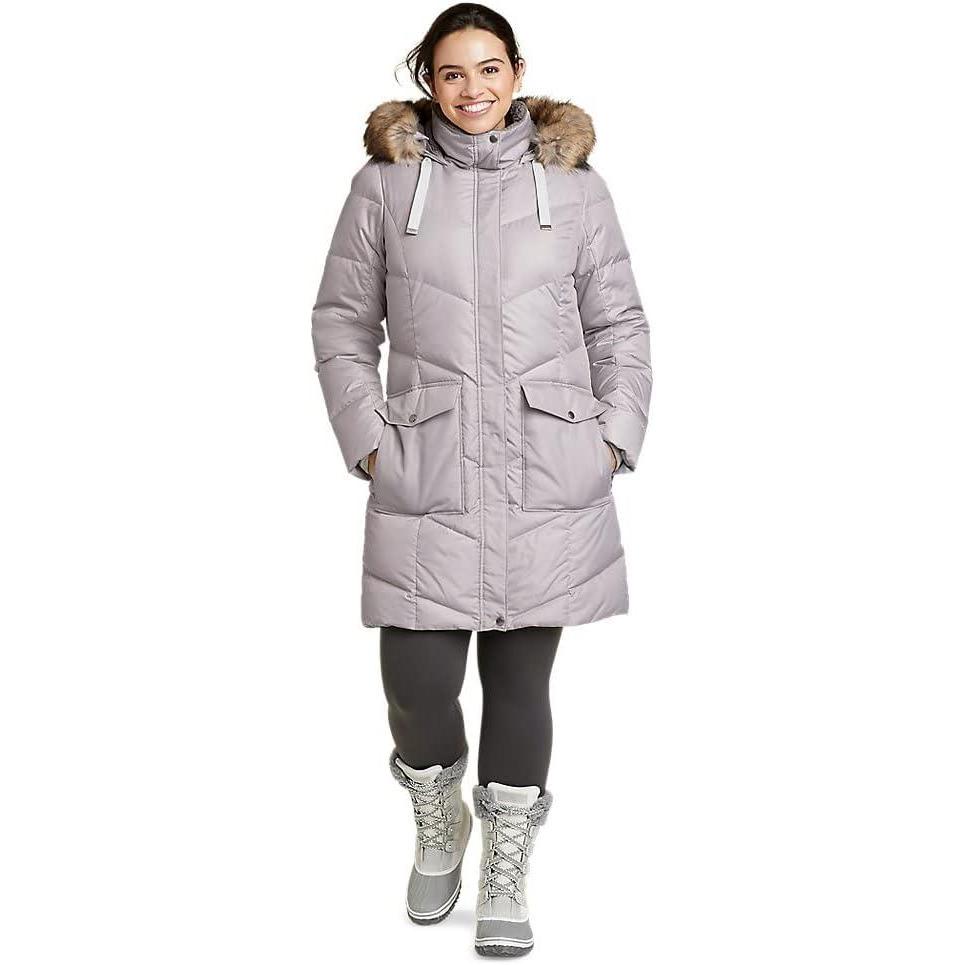 imageEddie Bauer Womens Lodge Cascadian Down ParkaLt Gray