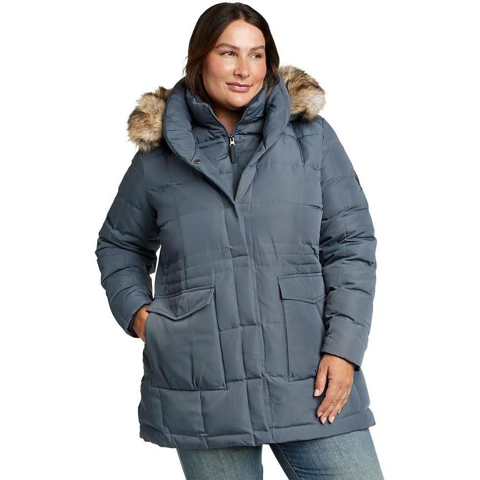 imageEddie Bauer Womens Yukon Classic Down ParkaWinter Blue