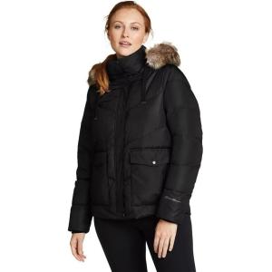 imageEddie Bauer Womens Lodge Cascadian Down HoodieBlack