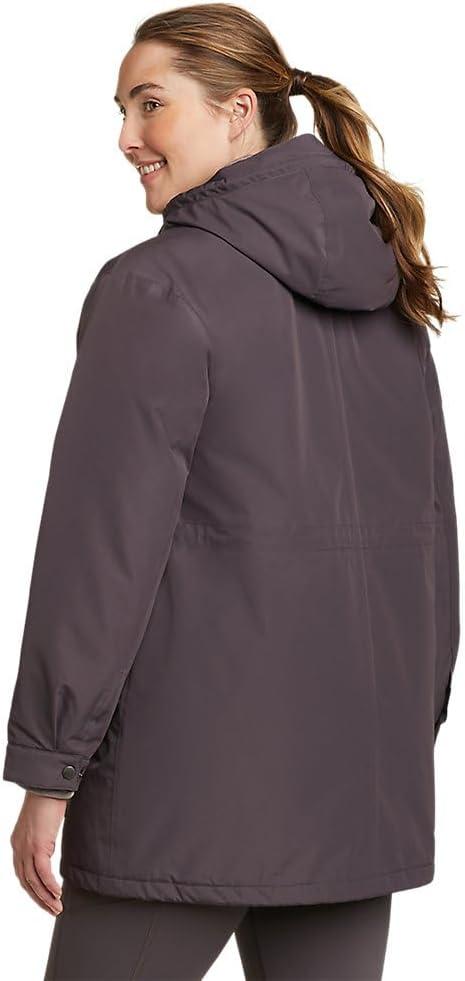 imageEddie Bauer Womens Rainfoil Insulated Waterproof Rain ParkaAubergine