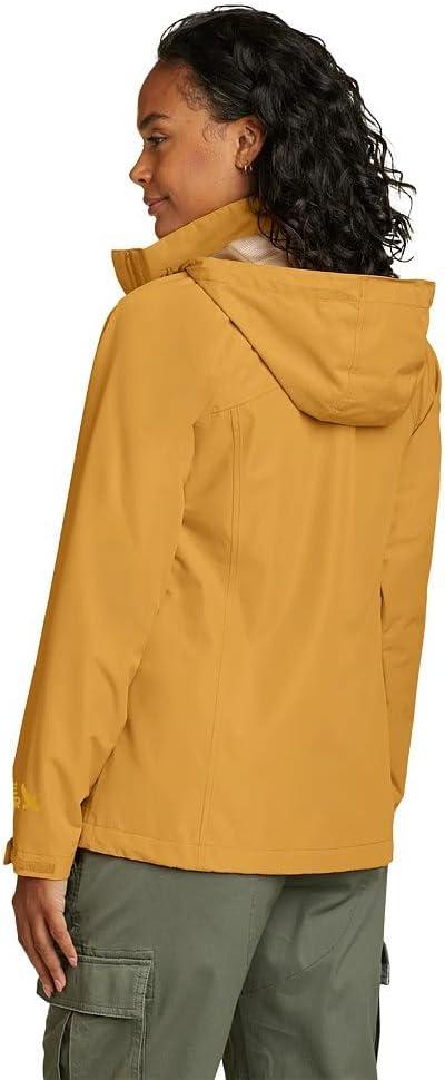 imageEddie Bauer womens Packable Rainfoil JacketButterscotch Recycled