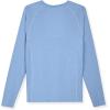 imageEddie Bauer Mens Long Sleeve Rashguard Shirt  UPF 40 Sun Protection  Ideal for Outdoor ActivitiesBlue Heather