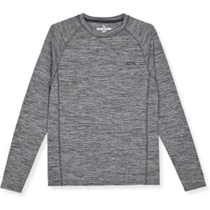 imageEddie Bauer Mens Long Sleeve Rashguard Shirt  UPF 40 Sun Protection  Ideal for Outdoor ActivitiesBlack