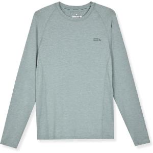 imageEddie Bauer Mens Long Sleeve Rashguard Shirt  UPF 40 Sun Protection  Ideal for Outdoor ActivitiesDusty Loden Heather