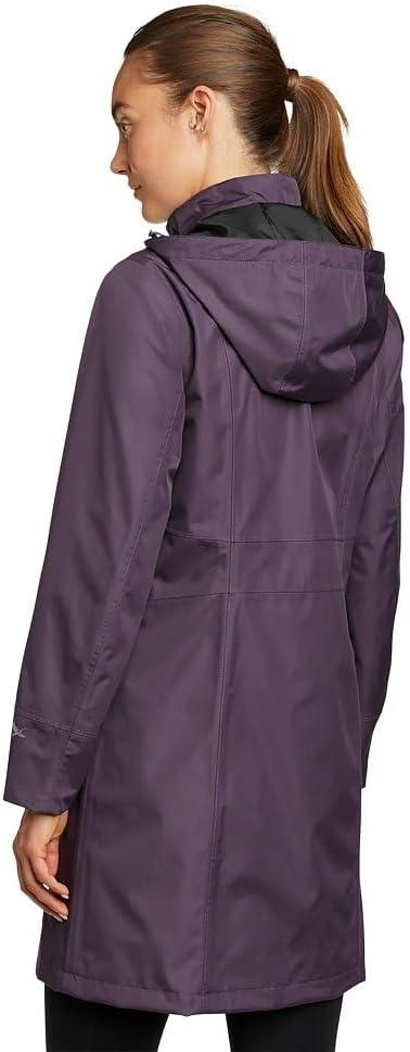 imageEddie Bauer Womens Girl on the Go Insulated Waterproof Trench CoatGrape