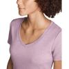 imageEddie Bauer Womens Favorite ShortSleeve VNeck TShirtDusty Coral