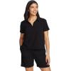 imageEddie Bauer Womens Wr Departure Ss Collared TeeBlack