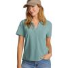 imageEddie Bauer Womens Wr Departure Ss Collared TeeDusty Loden