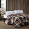 imageEddie Bauer  Twin Size Blanket UltraSoft Plush ampamp Reversible Plaid Bedding for Year Round Comfort Throw Blanket for Couch or Bed Trailhead Plaid BeigeTrailhead Plaid Beige