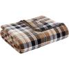 imageEddie Bauer  Twin Size Blanket UltraSoft Plush ampamp Reversible Plaid Bedding for Year Round Comfort Throw Blanket for Couch or Bed Trailhead Plaid BeigeTrailhead Plaid Beige