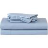 image:imageEddie Bauer  Sheets Super Soft Bedding with Matching Pillowcases TemperatureRegulating Fabric AllAround Comfort Solid Room Essentials Logan White TwinLogan Blue