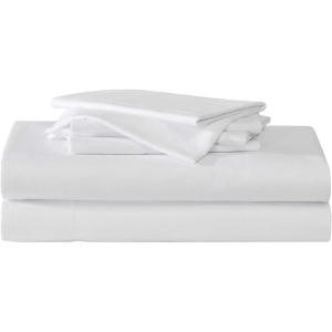 image:imageEddie Bauer  Sheets Super Soft Bedding with Matching Pillowcases TemperatureRegulating Fabric AllAround Comfort Solid Room Essentials Logan White TwinLogan White