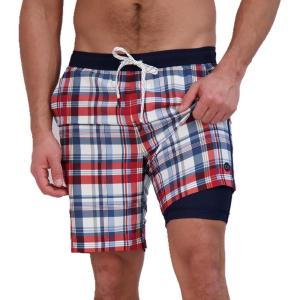 image:imageEddie Bauer Mens SPF 50 Volley Swim Trunk 8 Inseam Comes with Comfort Liner  Ultimate Comfort amp StretchAtlantic W Comfort Liner