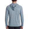 image:imageEddie Bauer Mens Hooded Long Sleeve Rash Guard Shirt  Sun Protection Lightweight Quick Dry Hoodie with Stretch Loose FitBurlap  Blue Fog