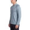 image:imageEddie Bauer Mens Hooded Long Sleeve Rash Guard Shirt  Sun Protection Lightweight Quick Dry Hoodie with Stretch Loose FitBurlap  Blue Fog