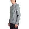image:imageEddie Bauer Mens Hooded Long Sleeve Rash Guard Shirt  Sun Protection Lightweight Quick Dry Hoodie with Stretch Loose FitHeather  Grey
