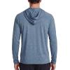 image:imageEddie Bauer Mens Hooded Long Sleeve Rash Guard Shirt  Sun Protection Lightweight Quick Dry Hoodie with Stretch Loose FitHeather  Tile Blue