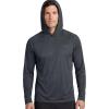 image:imageEddie Bauer Mens Hooded Long Sleeve Rash Guard Shirt  Sun Protection Lightweight Quick Dry Hoodie with Stretch Loose FitHoneycomb  Storm